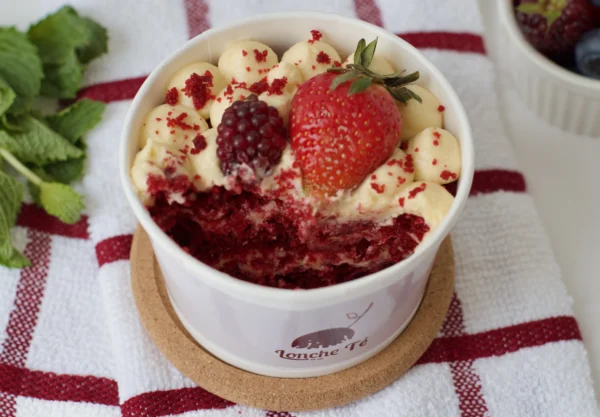 Postre Velvet Rojo Cuchareable